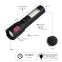 Фонарик аккумуляторный TheGeneral Lumix с боковым COB light