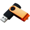 Флешка Твистер 2.0 4-64GB Оранжевый