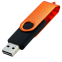 Флешка Твистер 2.0 4-64GB Оранжевый