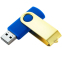 Флешка Твистер 2.0 4-64GB Золотой
