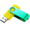 Флешка Твистер 2.0 4-64GB Зеленый