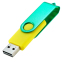 Флешка Твистер 2.0 4-64GB Зеленый