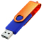 Флешка Твистер 2.0 4-64GB Оранжевый