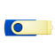 Флешка Твистер 2.0 4-64GB Золотой