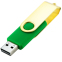 Флешка Твистер 2.0 4-64GB Золотой