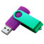 Флешка Твистер 2.0 4-64GB Зеленый