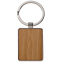 Брелок 'Ecosteel' металл + бамбук