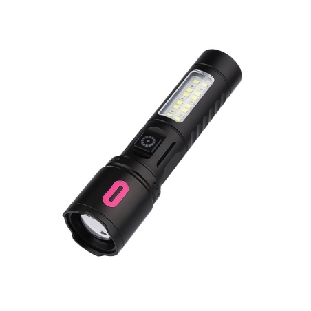 Фонарик аккумуляторный TheGeneral Lumix с боковым COB light