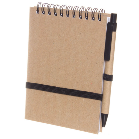 Блокнот A6 вертикальний з ЕКО-ручкою