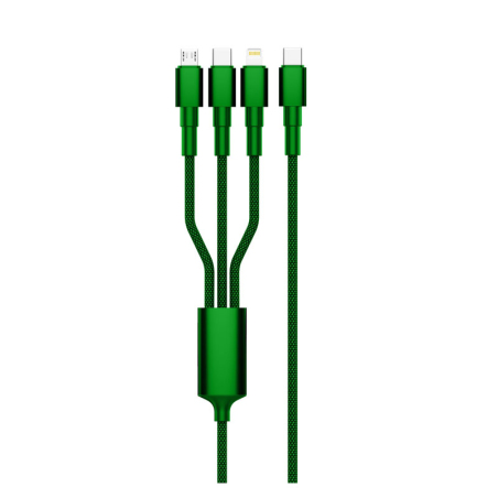 Зарядний кабель Solin Type-C 3в1 60W