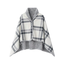 Плед флисовый Soft Me Poncho L 100х140см