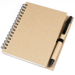 Блокнот A6 ЭКО Вертикальный с ЭКО ручкой