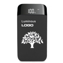 Зарядное устройство  LUMIER на 8000 mAh з подсветкой логотипа