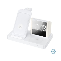 Беспроводное зарядное устройство с часами Time Dock, TM TEG