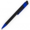 Ручка шариковая черная NORA с цветным клипом 110100